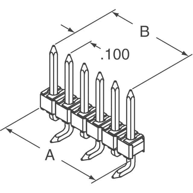 683011011 Molex  Embases à broches mâles